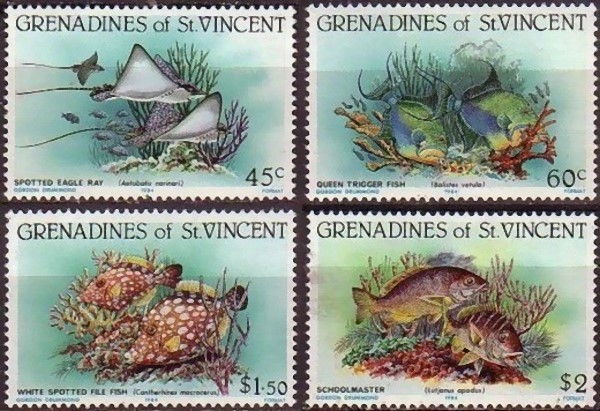 1984 Reef Fish Stamps 1984 Reef Fish Stamps